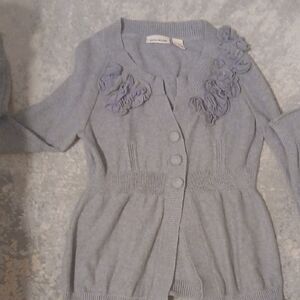 DYNY Grey Sweater Sz M